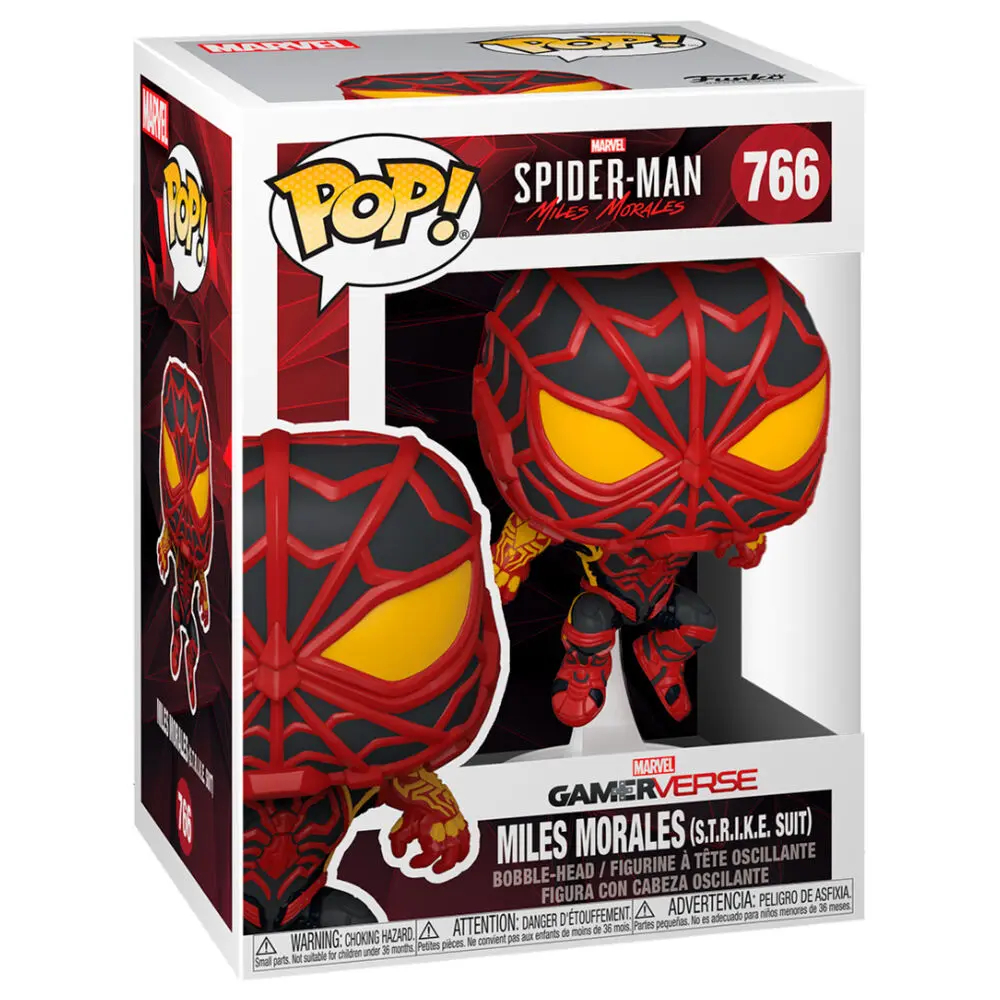 Marvel's Spider-Man POP! Games Vinil figura Miles Morales Strike Suit 9 cm fotografija izdelka