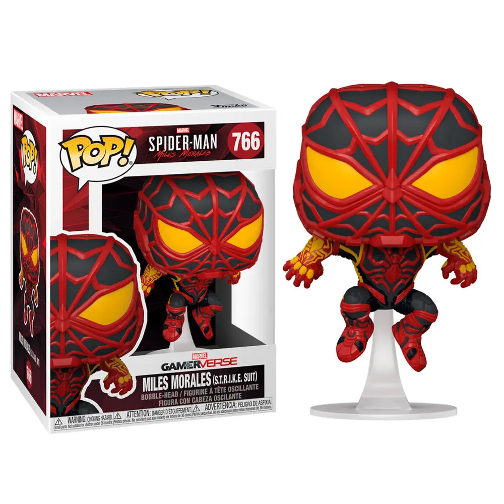 Marvel's Spider-Man POP! Games Vinil figura Miles Morales Strike Suit 9 cm fotografija izdelka