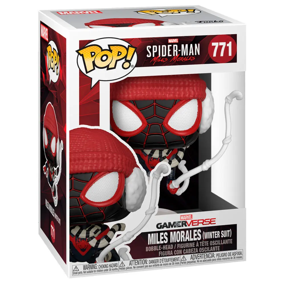 Marvel's Spider-Man POP! Games Vinyl Figurica Miles Morales Winter Suit 9 cm fotografija izdelka