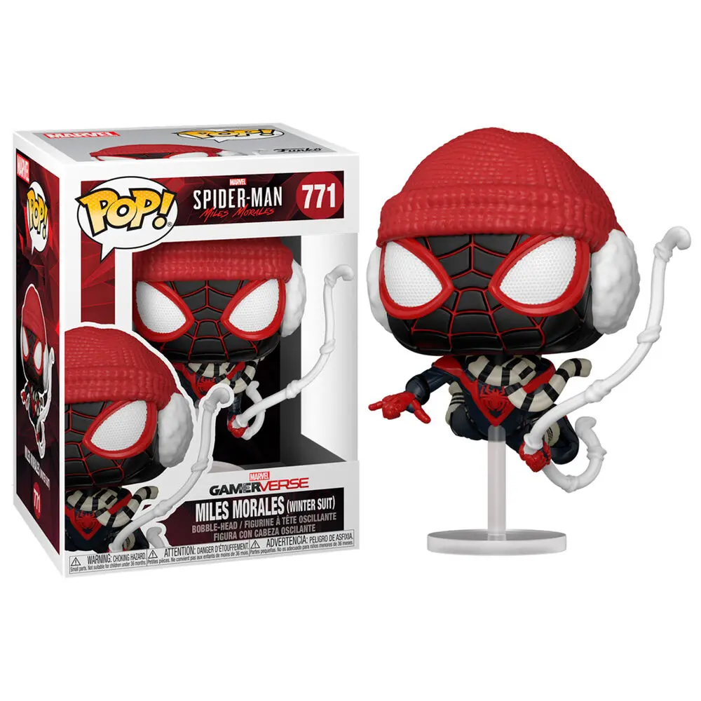 Marvel's Spider-Man POP! Games Vinyl Figurica Miles Morales Winter Suit 9 cm fotografija izdelka