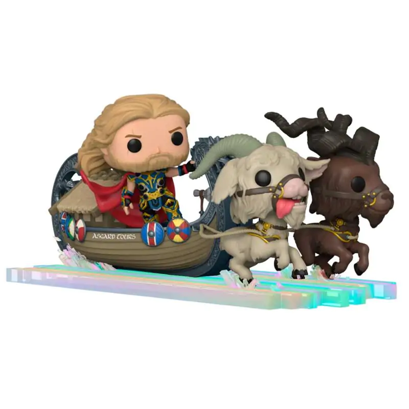 Thor: Love & Thunder POP! Rides Super Deluxe Vinil Figura Thor & Kozja Ladja 13 cm fotografija izdelka