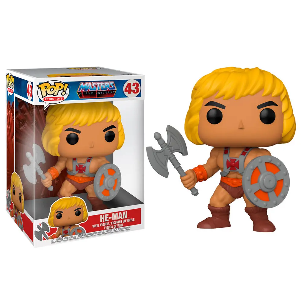 Masters of the Universe Super Sized POP! Vinilna Figura He-Man 25 cm fotografija izdelka