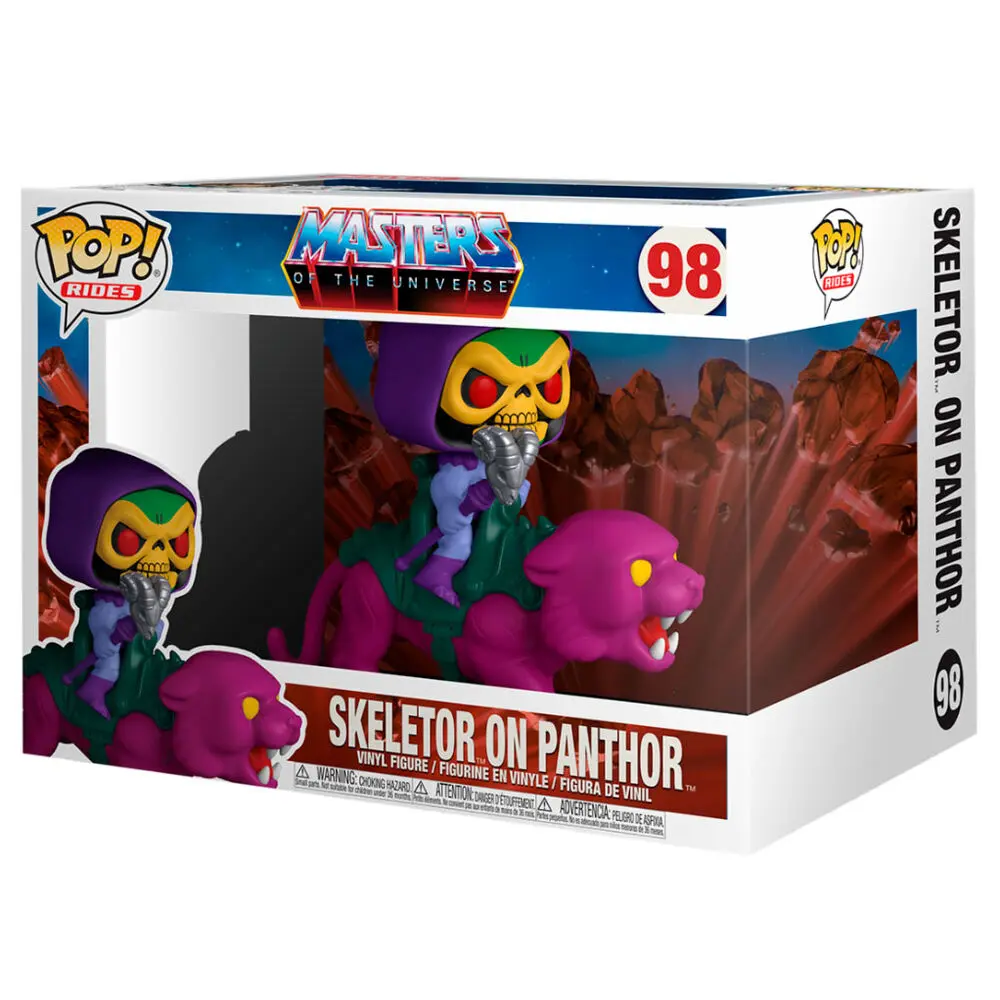 Masters of the Universe POP! Rides Vinil Figura Skeletor na Panthor 18 cm fotografija izdelka