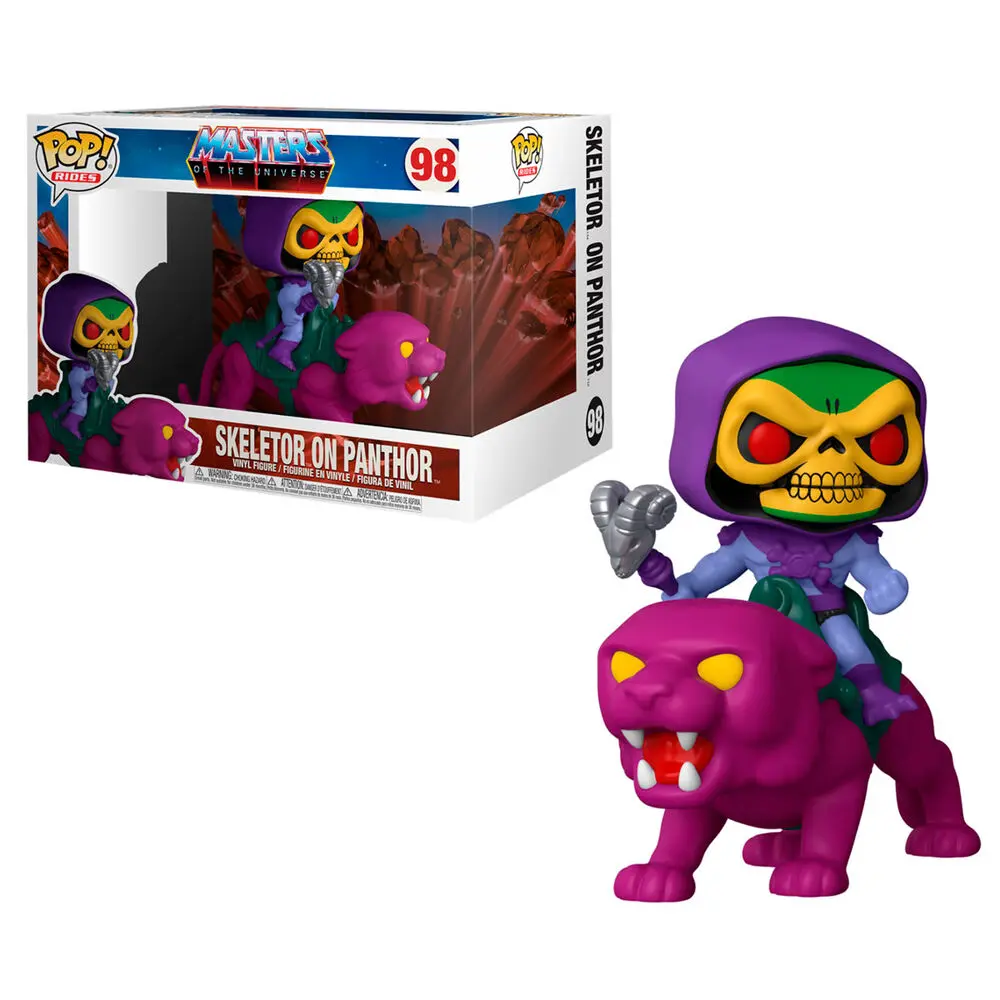 Masters of the Universe POP! Rides Vinil Figura Skeletor na Panthor 18 cm fotografija izdelka