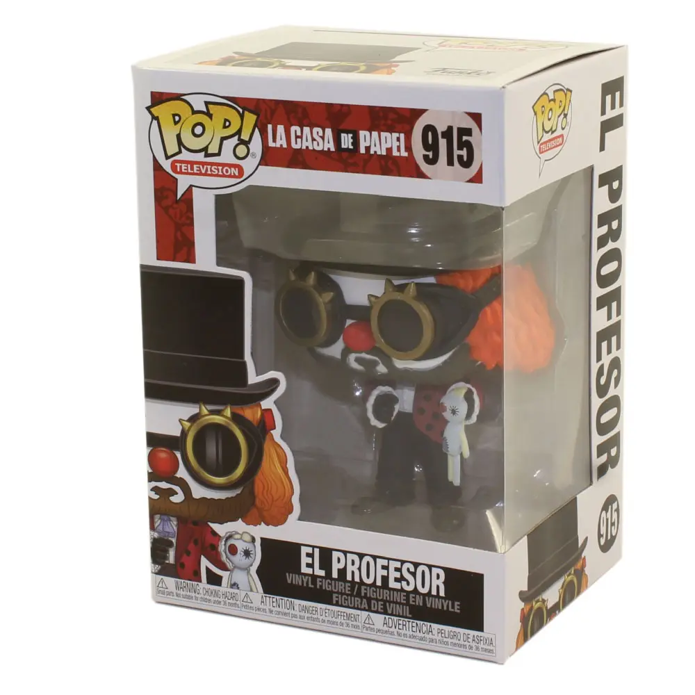 Money Heist POP! TV Vinil Figura Profesor O Clown 9 cm fotografija izdelka