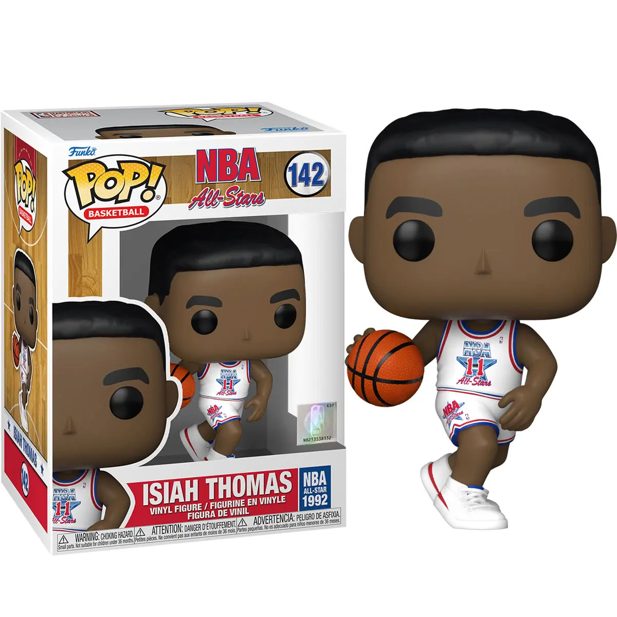 NBA Legends POP! Košarkaška Vinilna Figura Isiah Thomas (White All Star Uni 1992) 9 cm fotografija izdelka