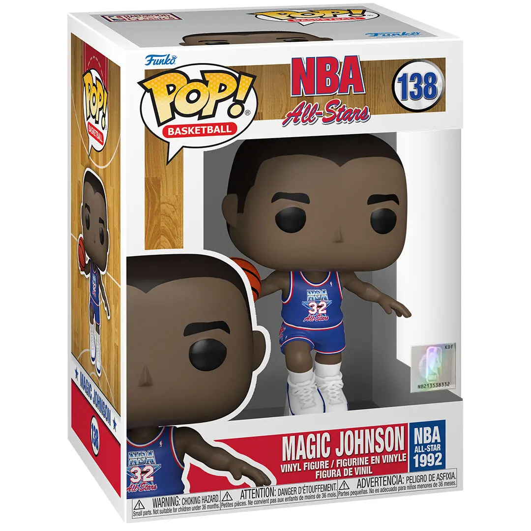 NBA Legends POP! Basketball Vinil Figura Magic Johnson (Blue All Star Uni 1991) 9 cm fotografija izdelka