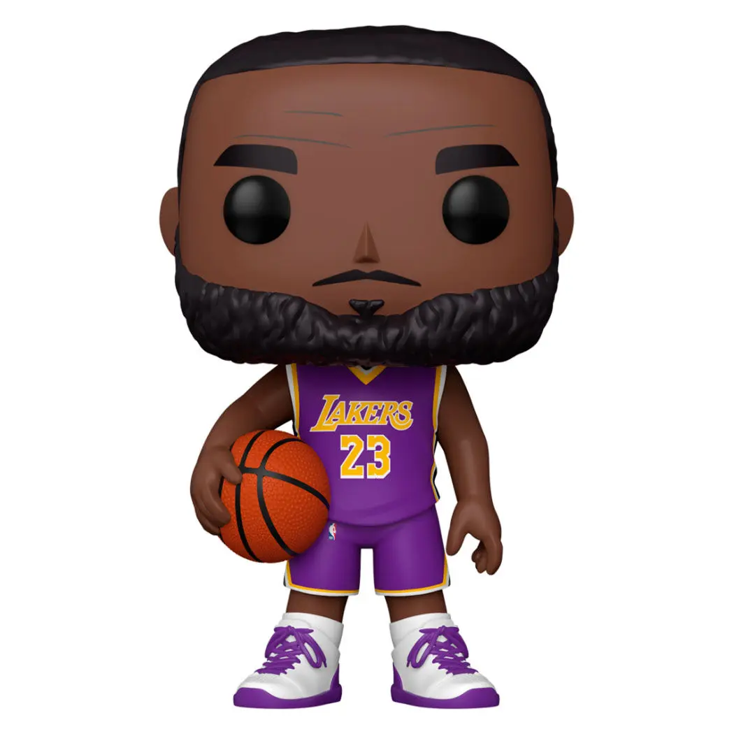 NBA Super Sized POP! Vinilna figura LeBron James (Purple Jersey) 25 cm fotografija izdelka