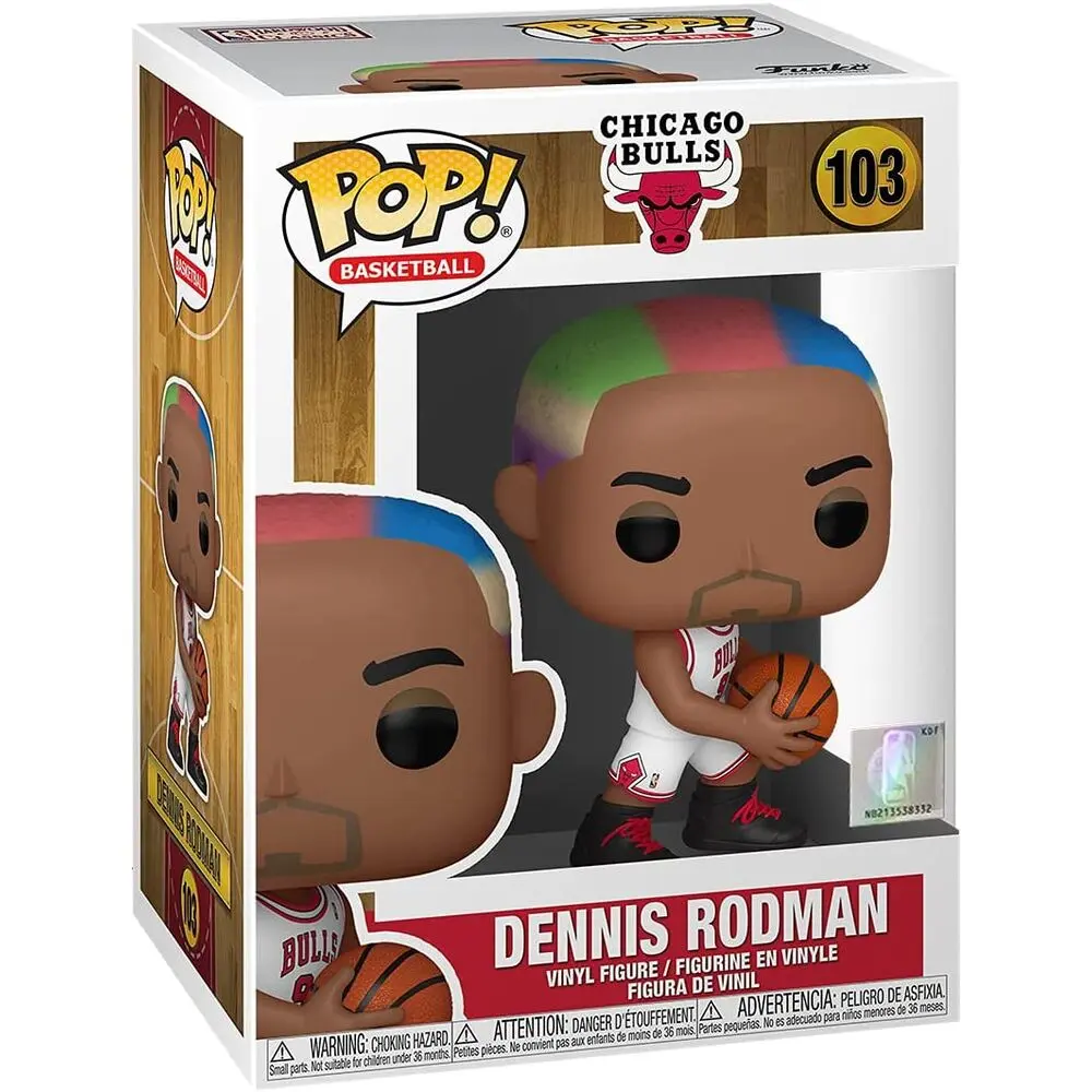 NBA Legends POP! Športna Vinilna Figura Dennis Rodman (Bulls Home) 9 cm fotografija izdelka