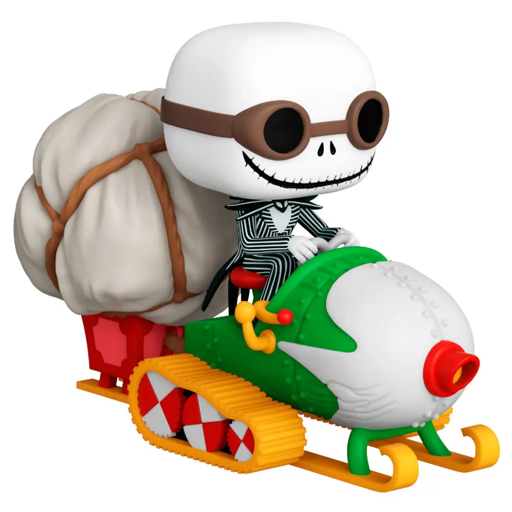 Nightmare before Christmas POP! Rides Vinil Figura Jack z Goggles & Snowmobile 18 cm fotografija izdelka