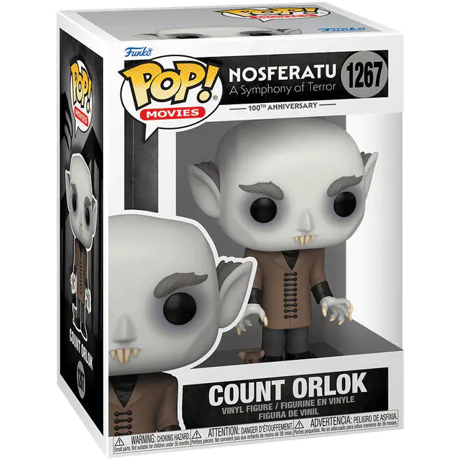 Nosferatu POP! Movies Vinilne Figure 100th Anniversary Count Orlok 9 cm fotografija izdelka