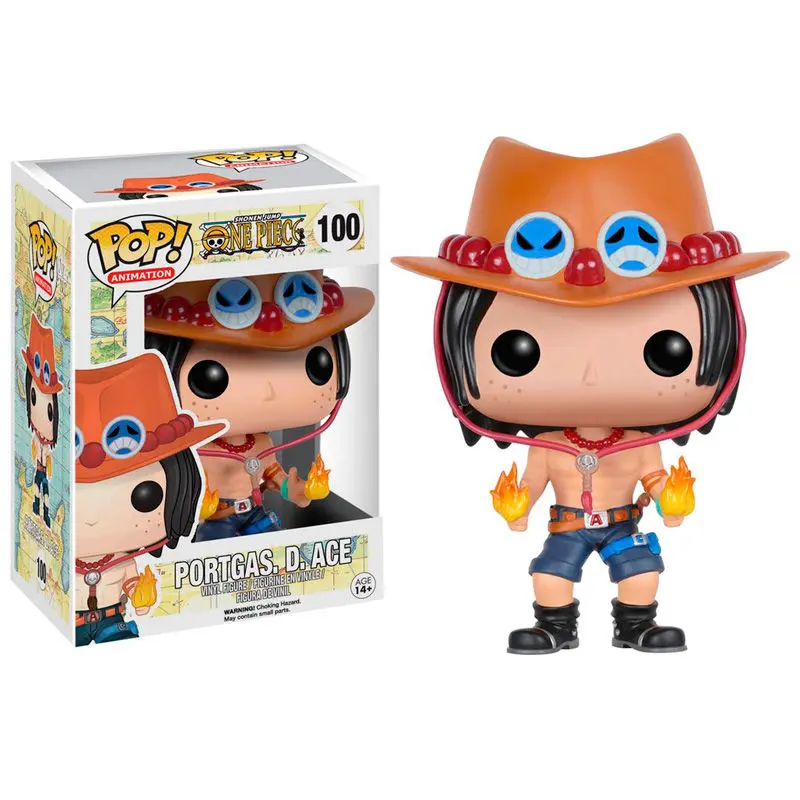 One Piece POP! Television Vinilna Figura Portgas D. Ace 9 cm fotografija izdelka