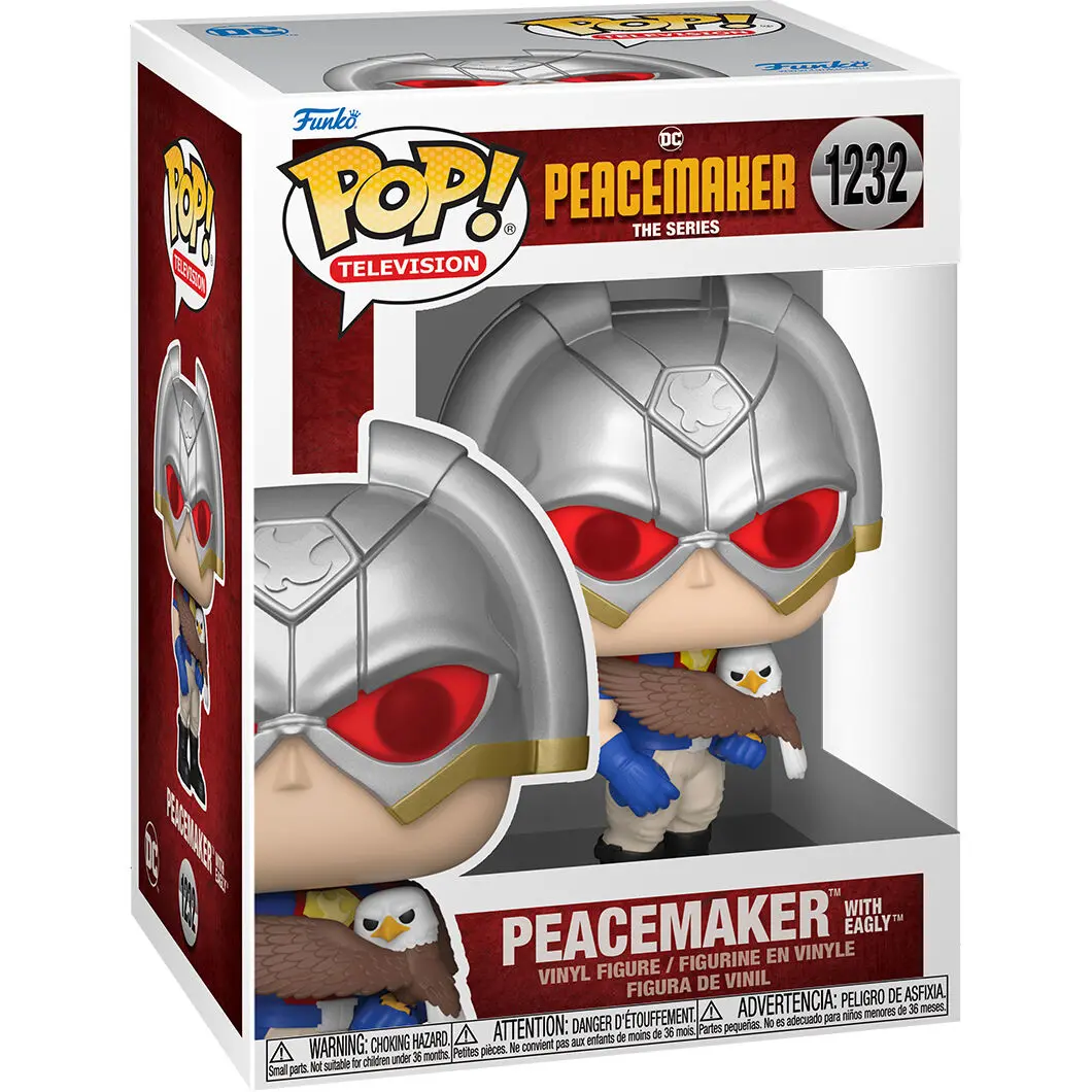 Peacemaker POP! TV Vinilna Figura Peacmaker z Eagly 9 cm fotografija izdelka