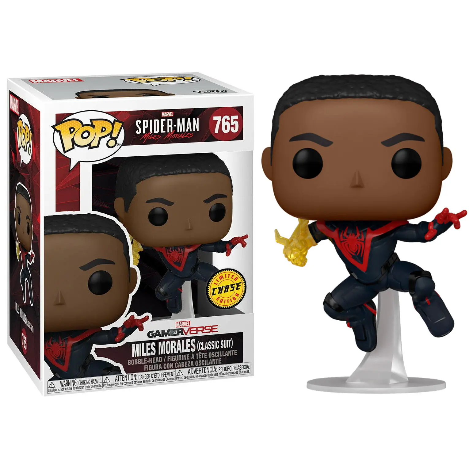 POP figura Spiderman Miles Morales Classic Suit Chase fotografija izdelka