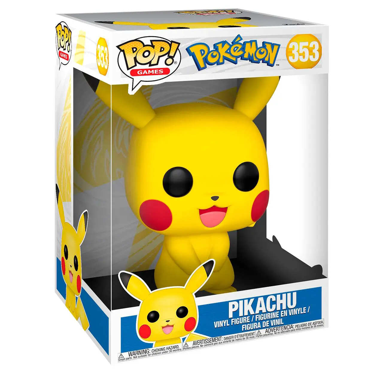 Pokemon Super Sized POP! Games Vinilna Figura Pikachu 25 cm fotografija izdelka