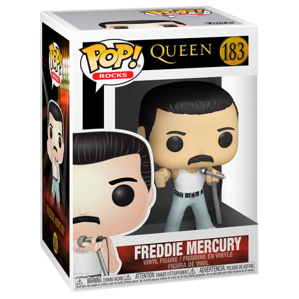 Queen POP! Rocks Vinyl Figura Freddie Mercury Radio Gaga 9 cm fotografija izdelka