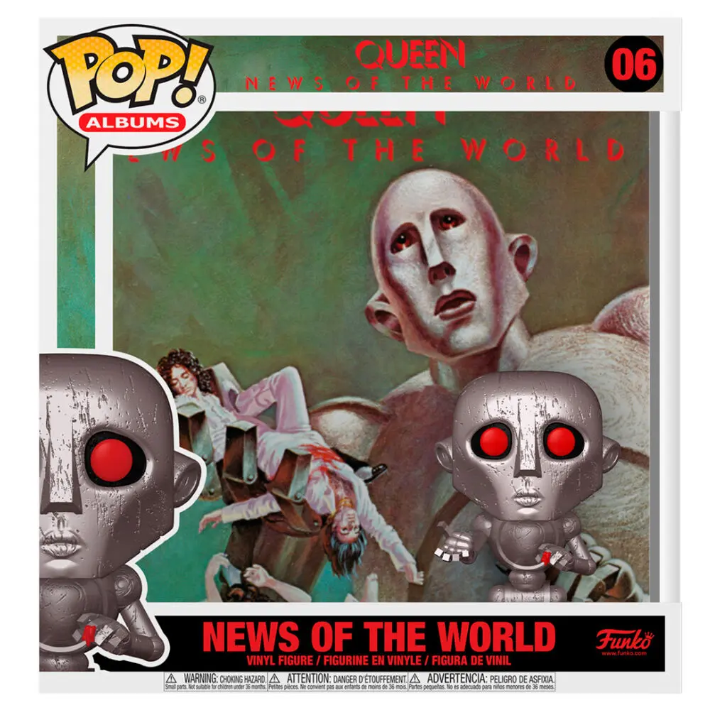 Queen POP! Albums Vinil Figura News of the World 9 cm fotografija izdelka