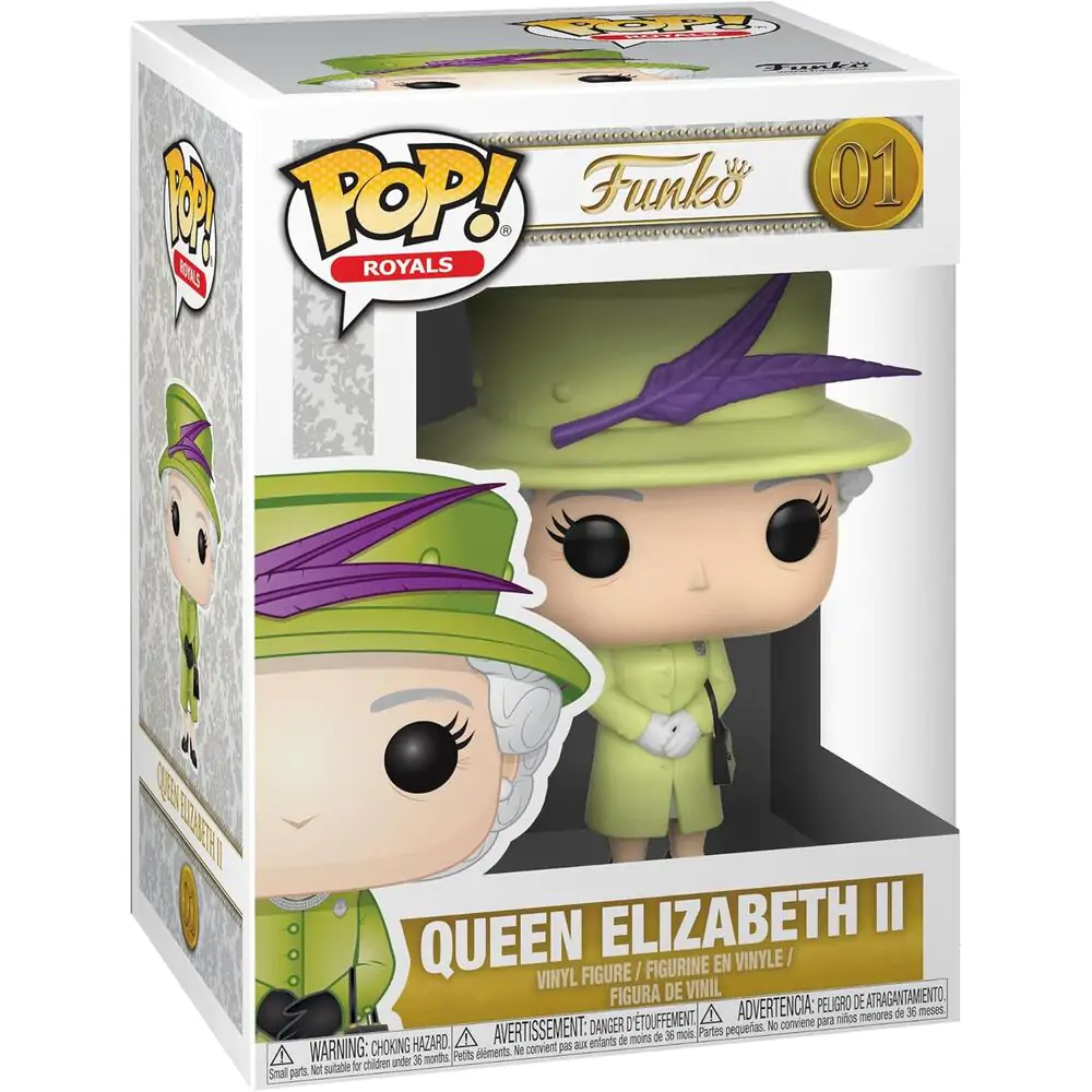 Royal Family POP! Vinyl Figure Queen Elizabeth II 9 cm Figurica iz vinila fotografija izdelka