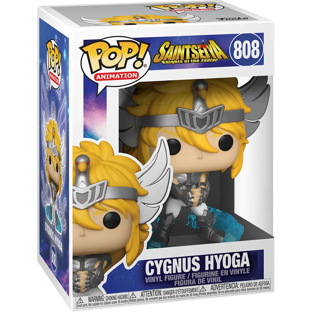 Saint Seiya POP! Animation Vinilna Figura Cygnus Hyoga 9 cm fotografija izdelka