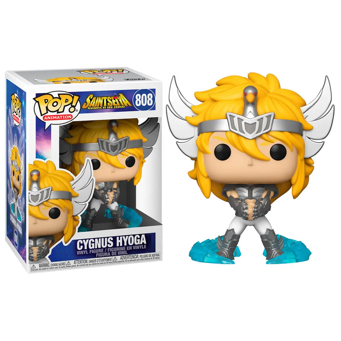 Saint Seiya POP! Animation Vinilna Figura Cygnus Hyoga 9 cm fotografija izdelka