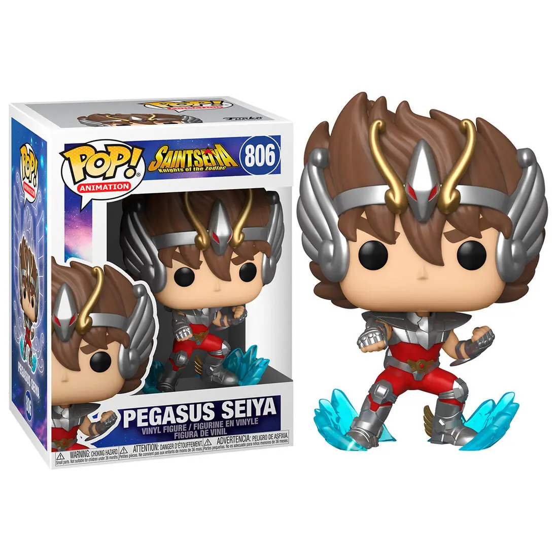 Saint Seiya POP! Animation Vinil Figura Pegasus Seiya 9 cm fotografija izdelka