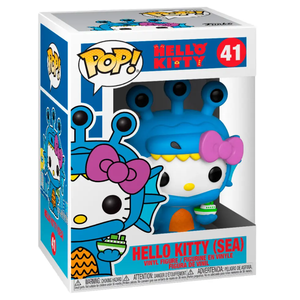 Hello Kitty Kaiju POP! Sanrio Vinilna Figura Hello Kitty Sea Kaiju 9 cm fotografija izdelka