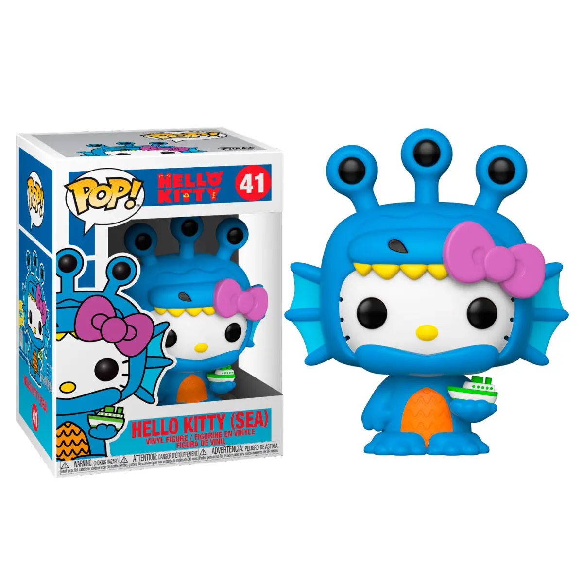 Hello Kitty Kaiju POP! Sanrio Vinilna Figura Hello Kitty Sea Kaiju 9 cm fotografija izdelka