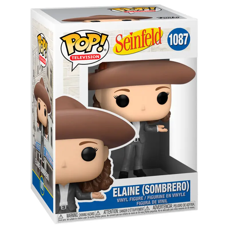 Seinfeld POP! TV vinilna figura Elaine in Sombrero 9 cm fotografija izdelka
