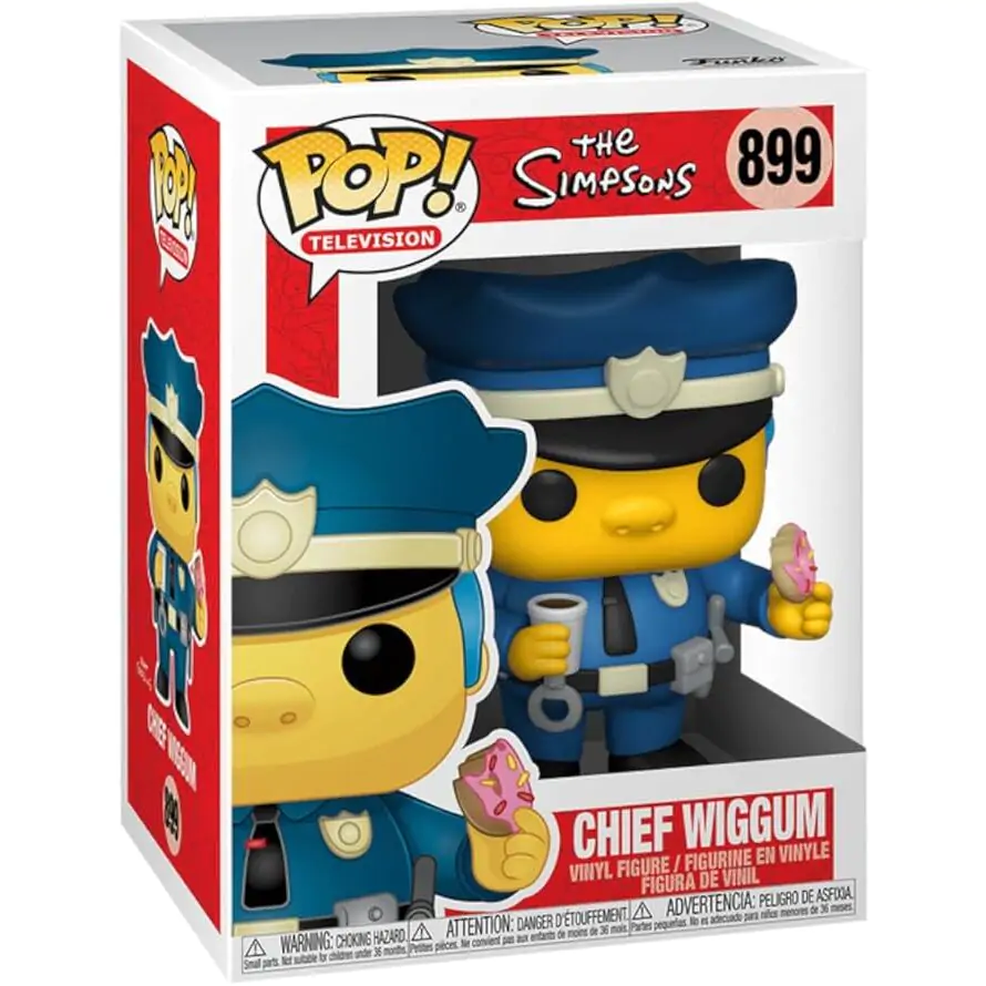 Simpsons POP! Animation Vinil Figura Šef Wiggum 9 cm fotografija izdelka