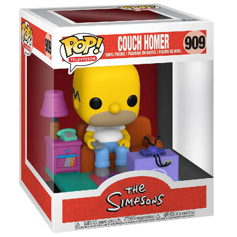 Simpsons POP! Deluxe Vinilna figura Homer Watching TV 18 cm fotografija izdelka