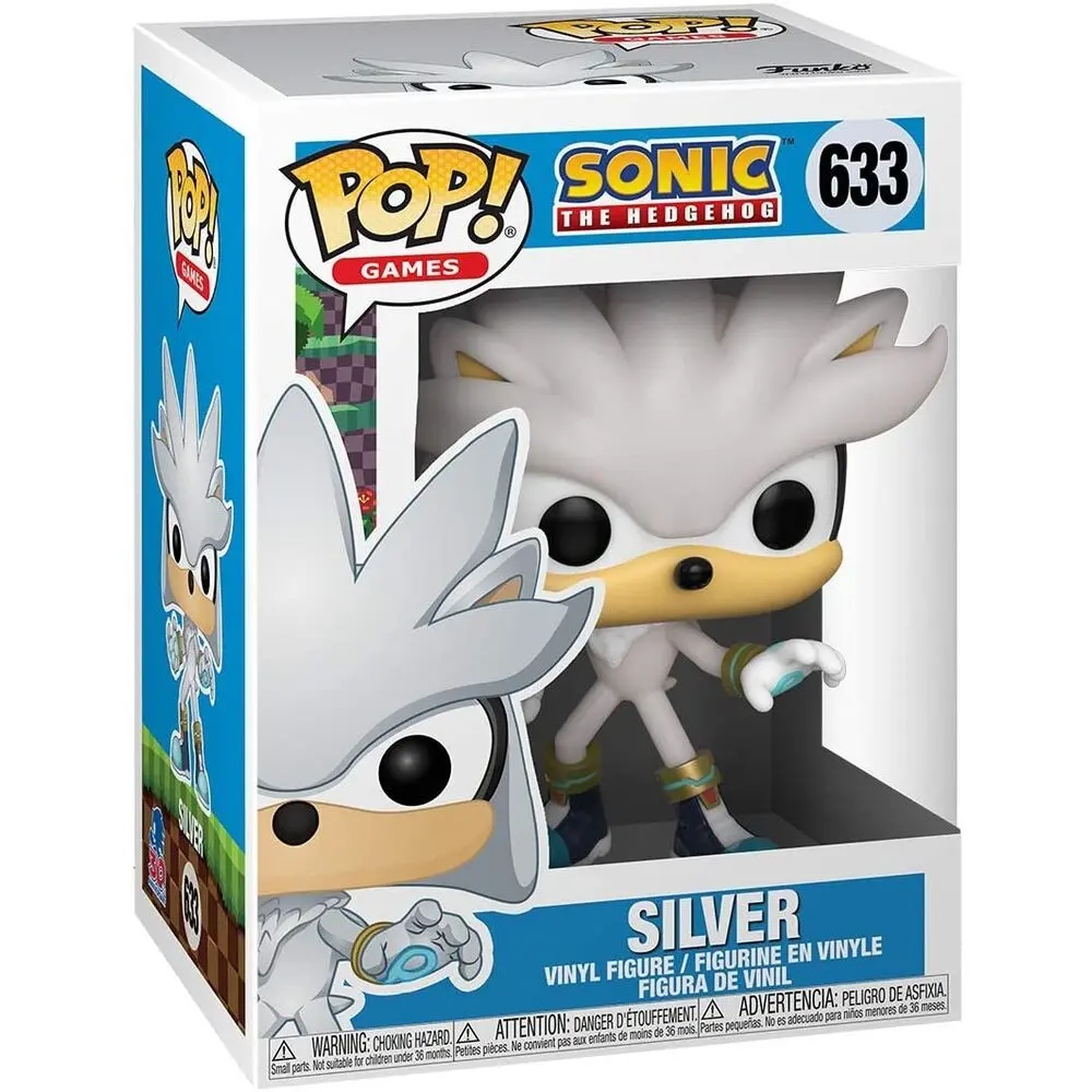 Sonic the Hedgehog POP! Games Vinyl Figurica Sonic 30th - Silver the Hedgehog 9 cm fotografija izdelka