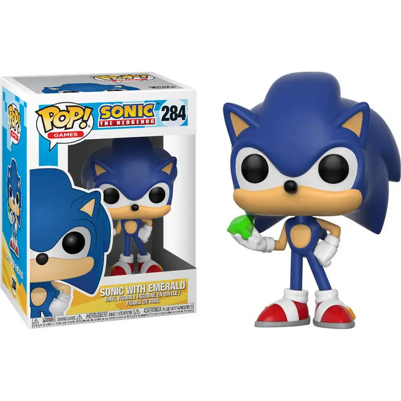 Sonic The Hedgehog POP! Games Vinil Figurica Sonic (Emerald) 9 cm fotografija izdelka