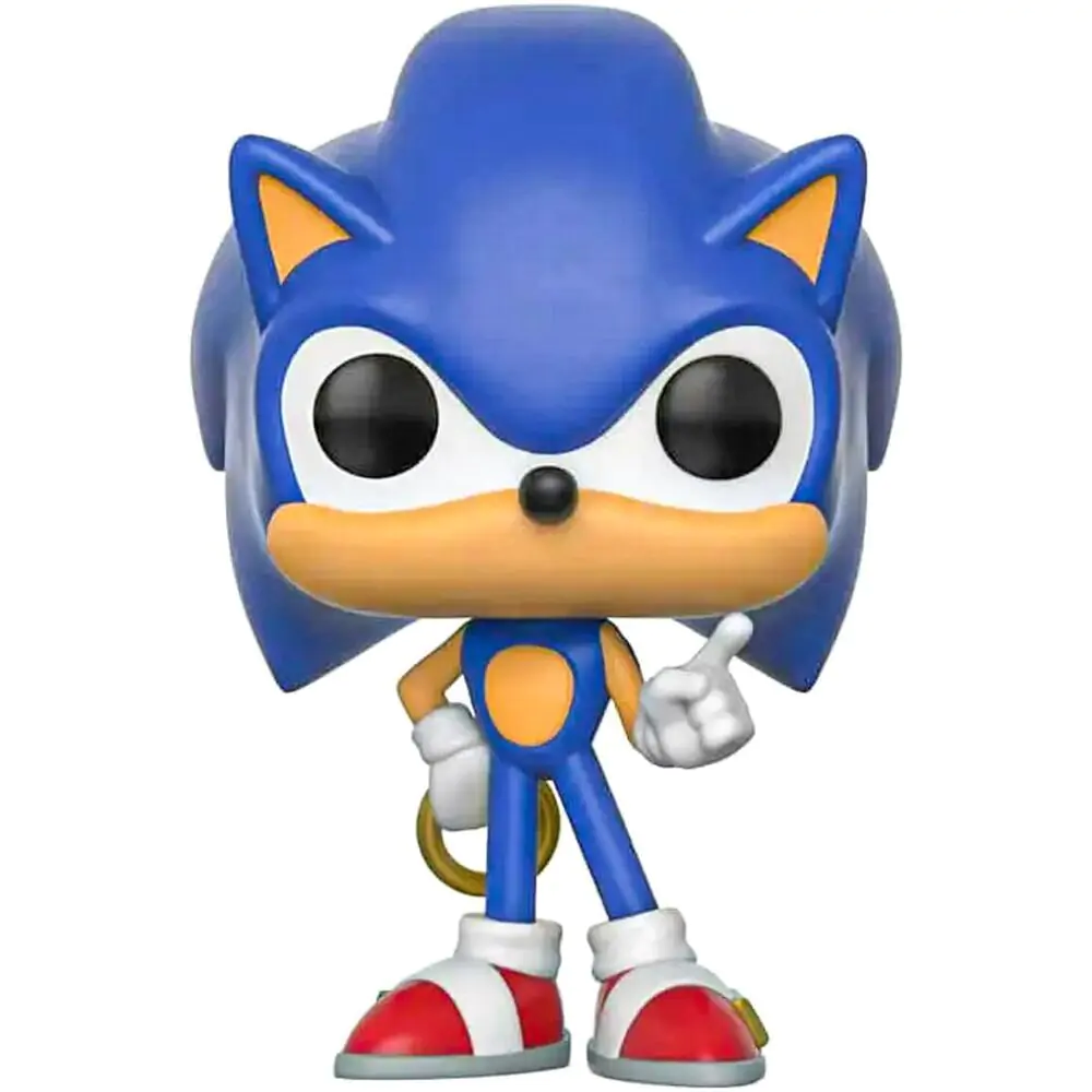 Sonic The Hedgehog POP! Games Vinilna Figura Sonic (Ring) 9 cm fotografija izdelka