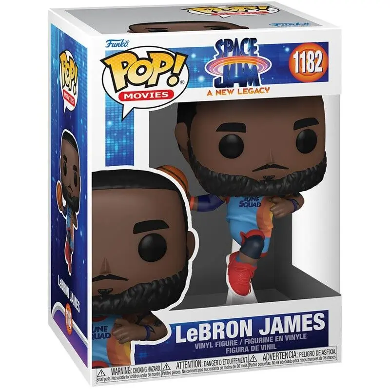 Space Jam 2 POP! Movies Vinil Figura LeBron (Leaping) 9 cm fotografija izdelka