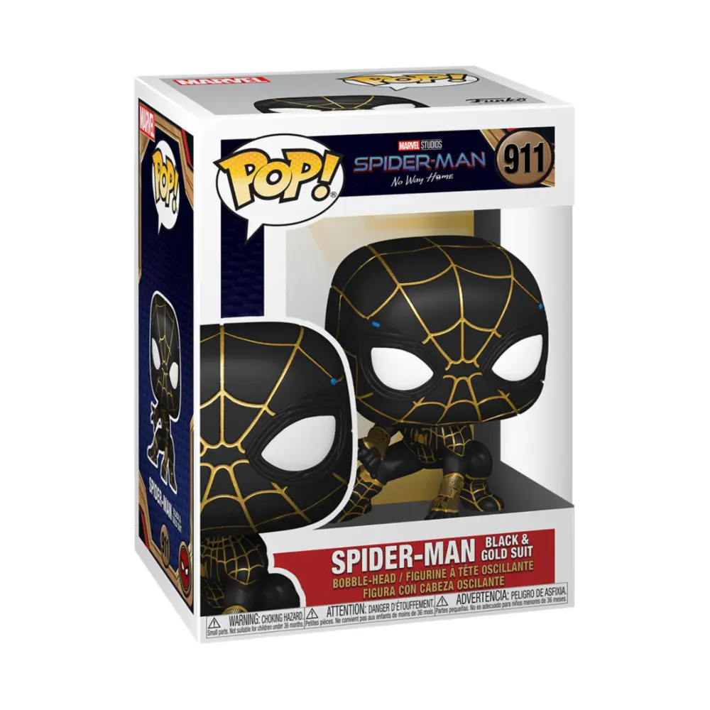 Spider-Man: No Way Home POP! Vinilna Figura Spider-Man (Black & Gold Suit) 9 cm fotografija izdelka