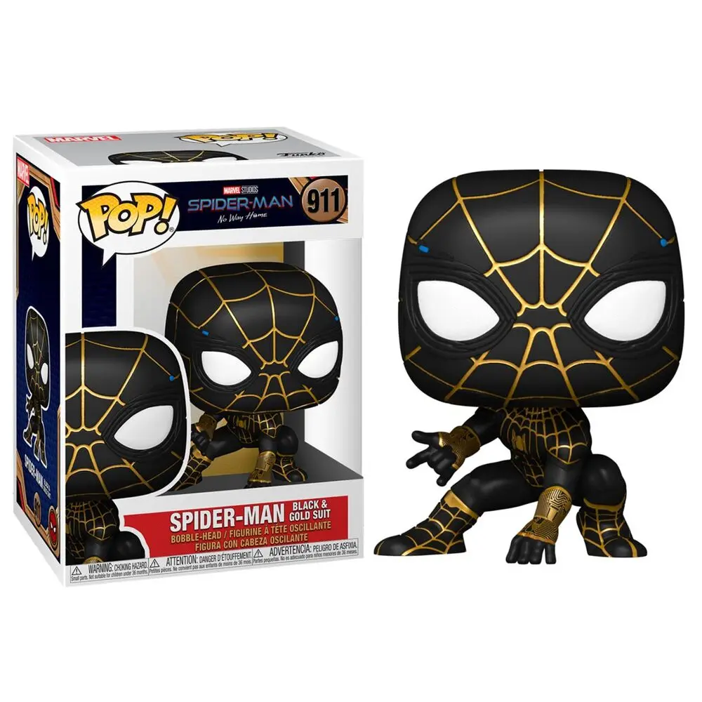 Spider-Man: No Way Home POP! Vinilna Figura Spider-Man (Black & Gold Suit) 9 cm fotografija izdelka