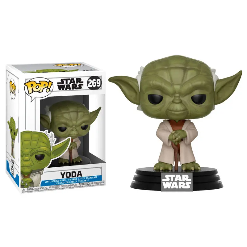 Star Wars Clone Wars POP! Vinil Glava z nihajočo figuro Yoda 9 cm fotografija izdelka