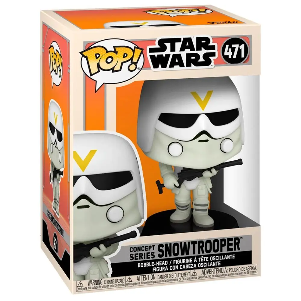 Star Wars POP! Vinyl Glava z nihajočo vzmetjo Snowtrooper (Concept Series) 9 cm fotografija izdelka