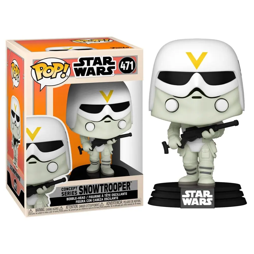 Star Wars POP! Vinyl Glava z nihajočo vzmetjo Snowtrooper (Concept Series) 9 cm fotografija izdelka