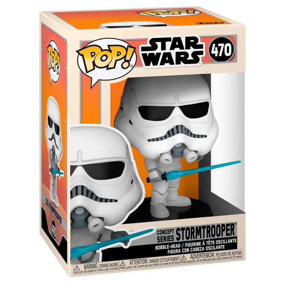 Star Wars POP! Vinyl figurica s kolebajočo glavo Stormtrooper (Concept Series) 9 cm fotografija izdelka