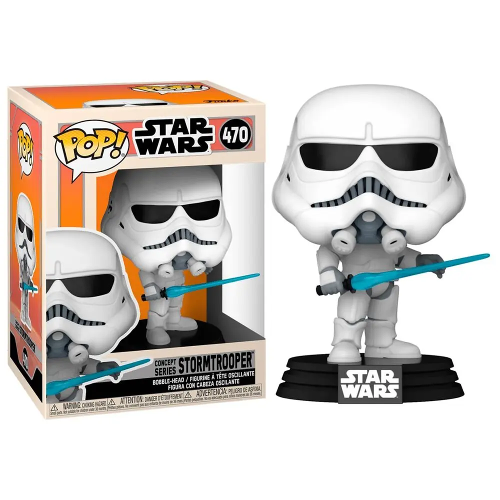 Star Wars POP! Vinyl figurica s kolebajočo glavo Stormtrooper (Concept Series) 9 cm fotografija izdelka