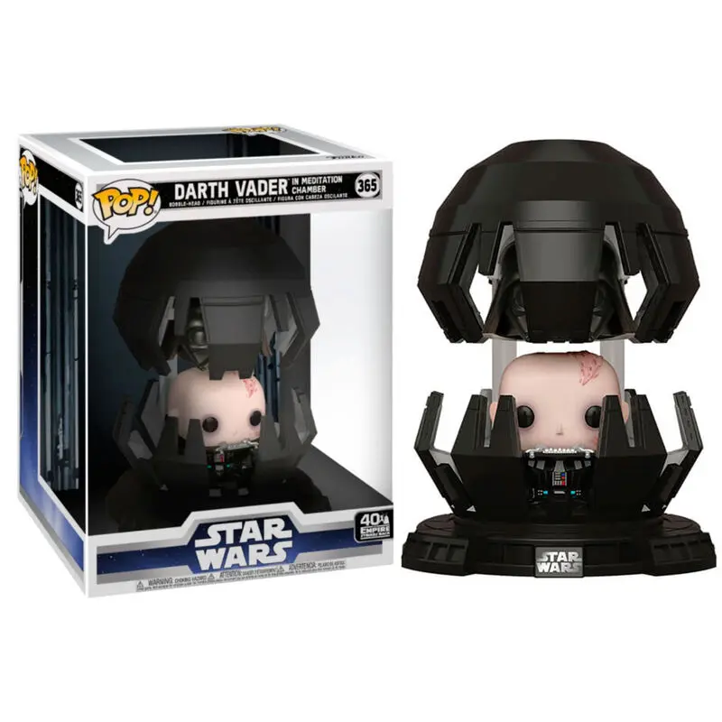 Star Wars POP! Deluxe Movies Vinilna Figura Darth Vader in Meditation Chamber 20 cm fotografija izdelka