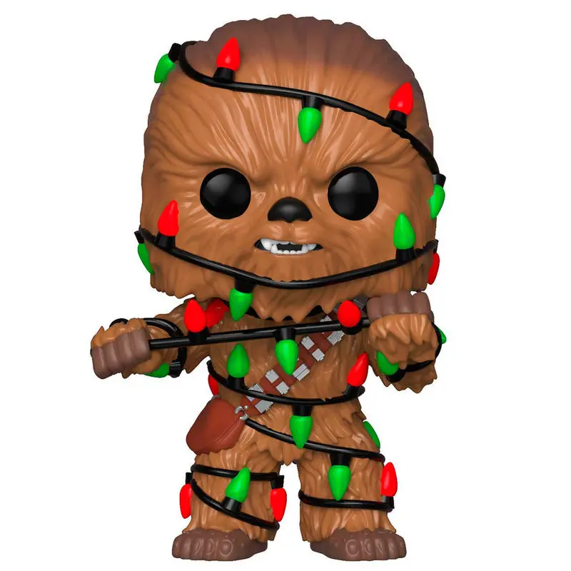 POP figurica Star Wars Holiday Chewie with Lights fotografija izdelka