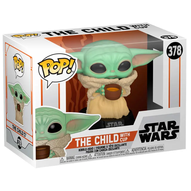 The Mandalorian POP! Star Wars Vinyl Figurica The Child w/ Cup 9 cm fotografija izdelka