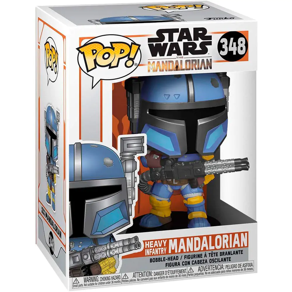 Star Wars The Mandalorian POP! TV Vinyl Figura Težka Pehotna Mandalorijana 9 cm fotografija izdelka