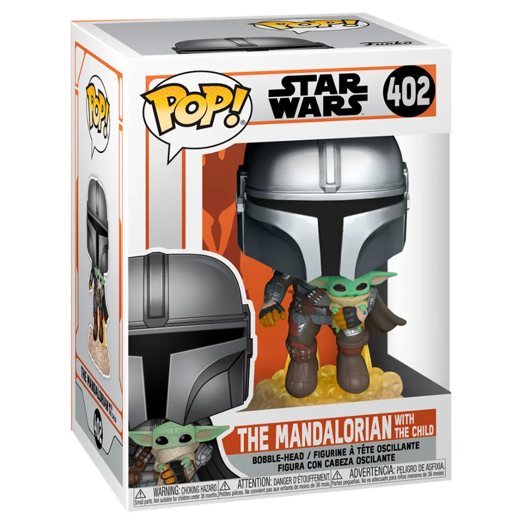 Star Wars The Mandalorian POP! TV Vinil Figura Mando Flying w/ Jet Pack 9 cm fotografija izdelka