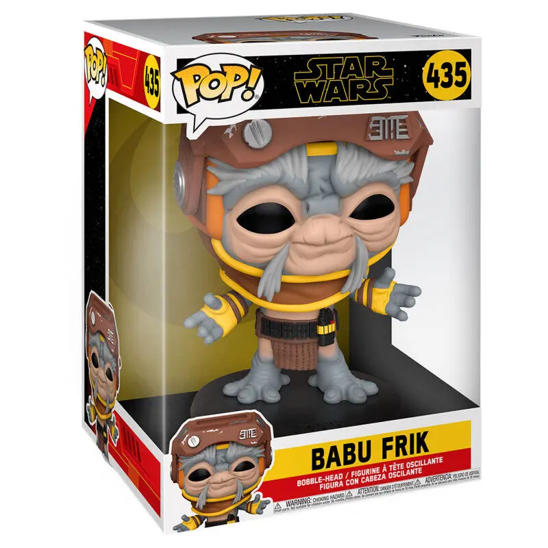 Star Wars Super Sized POP! Movies Vinilna Figura Babu Frick 25 cm fotografija izdelka