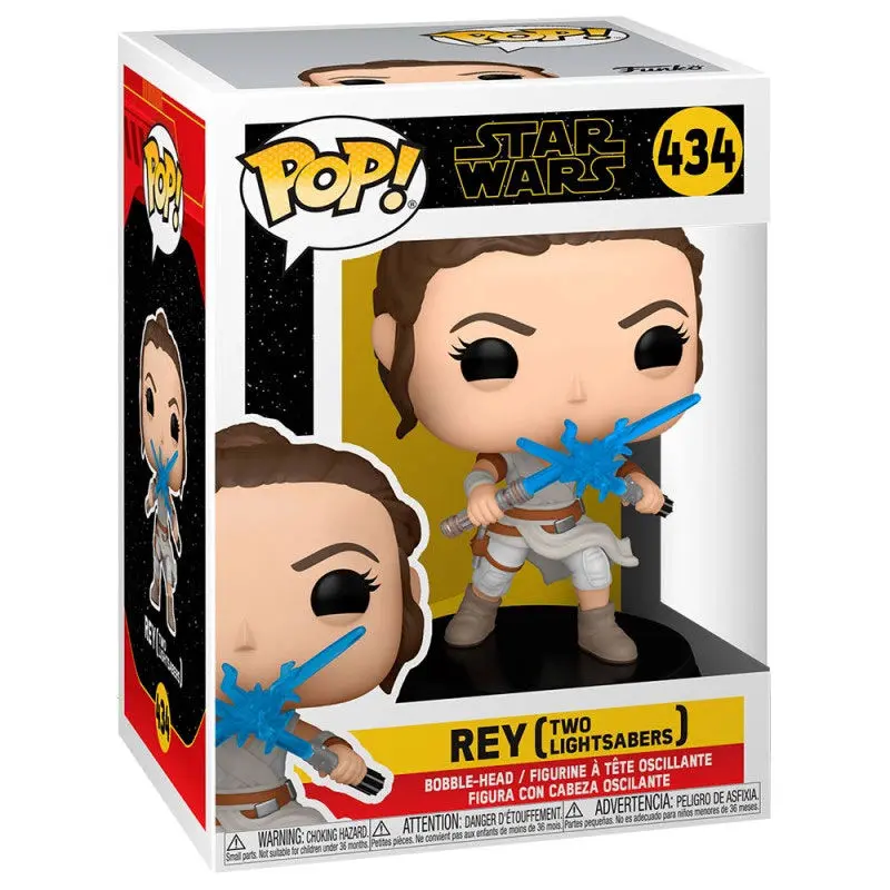 Star Wars Episode IX POP! Movies Vinyl Figure Rey z 2 svetlobnima sabljama 9 cm fotografija izdelka