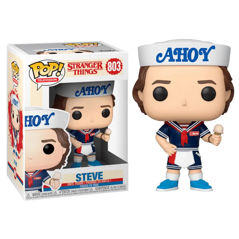 Stranger Things POP! TV Vinyl Figura Steve s Klobukom in Sladoledom 9 cm fotografija izdelka