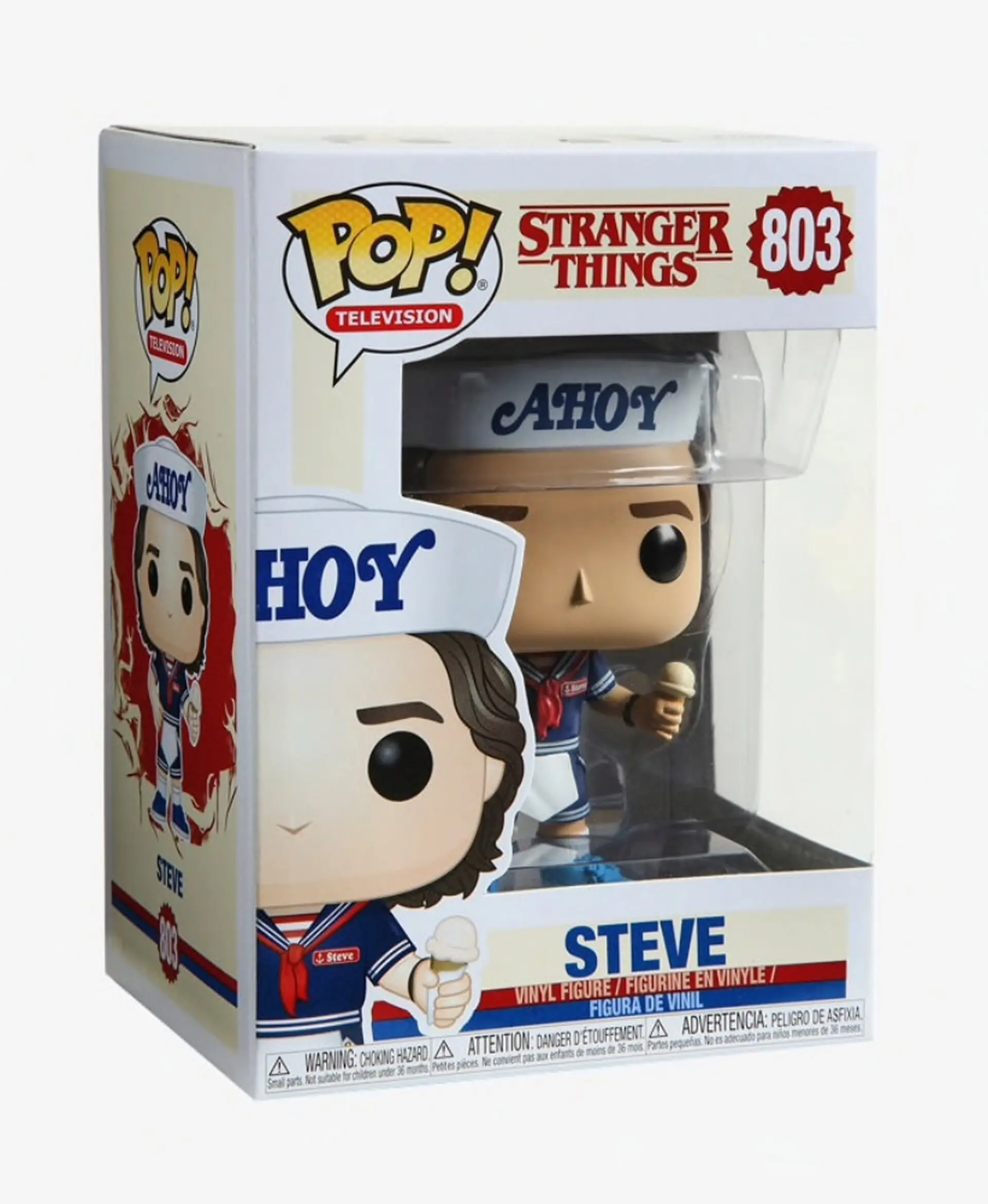 Stranger Things POP! TV Vinyl Figura Steve s Klobukom in Sladoledom 9 cm fotografija izdelka